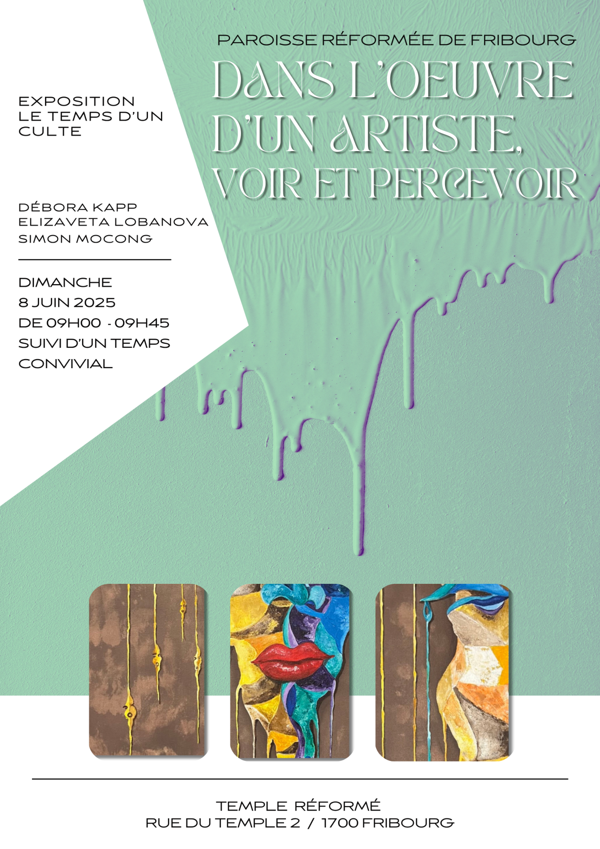 "Dans l'oeuvre d'un artiste, voir et percevoir"